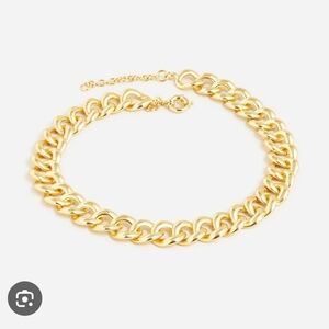 J. Crew Gold Chunky Chain Necklace